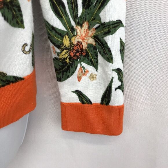 Charter Club Womens Tropical Long-Sleeved Button-up Cardigan Sweater PL - Picture 8 of 11